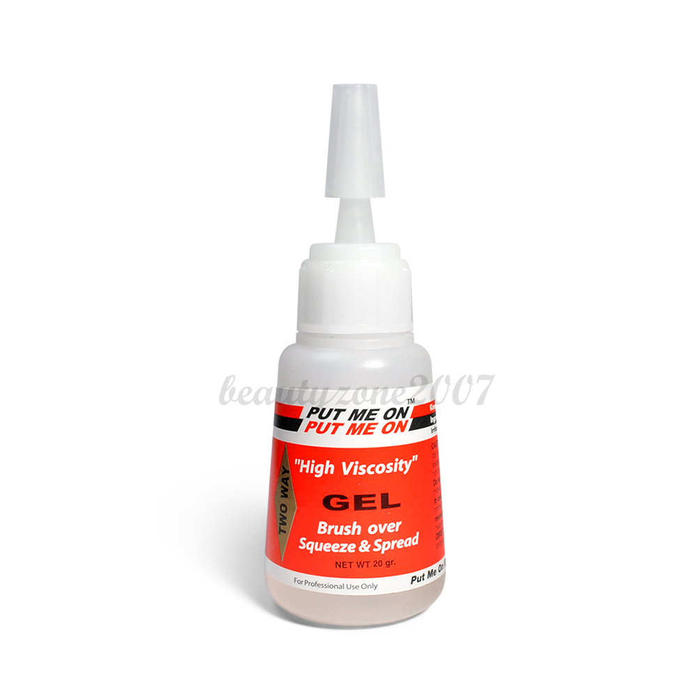 Put Me On Brush on Gel Nail Glue For Dipping Powder Silk Thick/Red