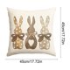 thumbnail image 3 of Spring Cute Pet Patterns Imitation Embroidery Cushion Cover Soft Throw Pillow Cover For Sofa And Chair Ideal Choice For Spring Easter Sofa And Bedroom Decor, 3 of 6