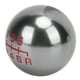 thumbnail image 4 of Pomo de palanca de cambios de coche de resina de bola, 5/6 velocidades, cabezal de palanca de cambios M10 x 1,5, repuesto para FD2 FN2 EP3 DC2 DC5 S2000 F20C (Negra/Gris/Plata)(Gris de 6 velocidades), 4 of 5