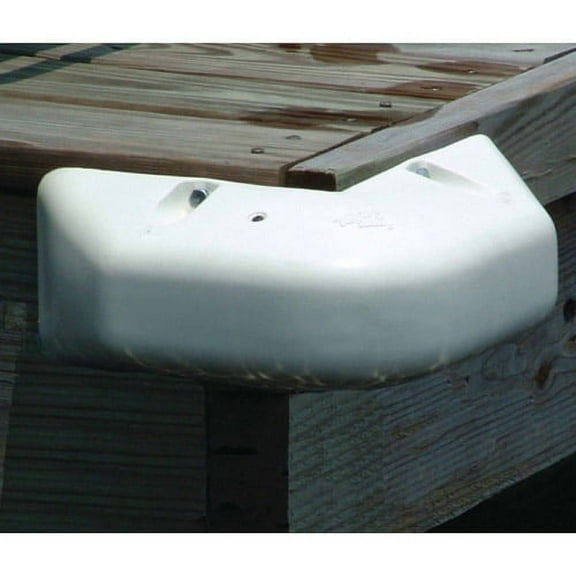 Taylorock Pro Heavy-Duty Vinyl Lock Bumper, 4"D x 5"H, White