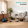 thumbnail image 5 of Atilioo Portable Canister Vacuum Cleaner with Washable HEPA Filter, Lightweight Powerful Electric Vacuum for Carpets & Hard Floors, Yellow, 5 of 9