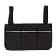 thumbnail image 1 of Bolsa para silla de ruedas tipo colgante, sistema de hebilla de lona impermeable, bolsa de almacenamiento lateral para silla de ruedas, 1 of 8