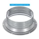 thumbnail image 4 of Conector de conducto de 5 pulgadas Uxcell, accesorio de metal, brida de manguera de escape, conducto de ventilación redondo, paquete de 2, 4 of 5
