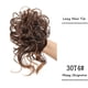 thumbnail image 1 of Bollo de pelo sintético natural XianweiShao Voluminous Scrunchie Moño de pelo desordenado, 1 of 5
