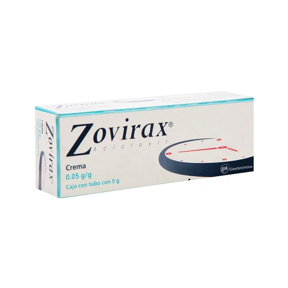 Zovirax Crema En Tubo Con 5 g Aciclovir