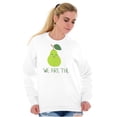 thumbnail image 5 of Cute Kawaii Perfect Pear Matching Set Sweatshirt for Men or Women Brisco Brands L, 5 of 7