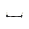 thumbnail image 3 of Metal Audio Cable Dual 90 Degree Right Angled 3.5mm Jack Male to Male Stereo AUX Cord Wire for Car AUX Speakers, 3 of 11