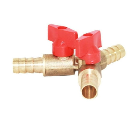 

Clamp Tee Brass Y She Shut Off Vae Fitting Hose Fuel Gas