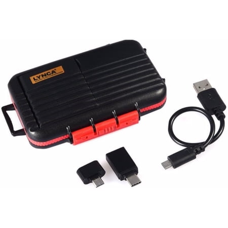 O'force Waterproof Protector Holder for SD/TF/CF Card Memory Card Case Hard Storage Box