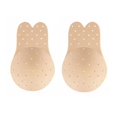 thumbnail image 1 of 3 Pairs Invisible Bra Adhesive Strapless Bra Push Up Sticky Bra Lift Nippleless Covers Rabbit Bra Breast Pasties, 1 of 4