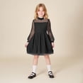 thumbnail image 5 of Formal Date Night Evening Modest Graduation for Girls Fall Summer Sleeve Boat Neck Dance Cosplay Costumes Mesh A Line Dresses Homecoming Dresses Girl 2026, 5 of 8