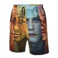 thumbnail image 5 of Outer Banks Characters Men's Beach Shorts Swim Trunks Casual Quick Dry Board Shorts Swimwear with Mesh Lined and Pockets, 5 of 8