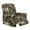 Camo Hunting Leaves, variant on Psesaysky Pink Hunting Camo Pattern Recliner Sofa Covers Recliner Chair Covers Couch Cover for Reclining Couches with Side Pockets Washable Furniture Protector with Elastic Bottom