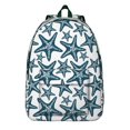 thumbnail image 1 of Starfish Beach Seashells Travel Backpack – Durable Oxford Material Pattern Backpack with Large Capacity, Anti-theft Features, Comfortable Carrying for Students, Travelers, and Outdoor Activities, 1 of 5