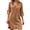 *Coffee, variant on VBVC Women's Roll Tab Sleeve Shirt Dress,Ladies Button Front Collared V-Neck Tunic Dress,Summer Side Slit Beach Cover-Up For Women,Black,S-3XL