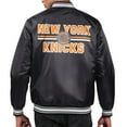 thumbnail image 2 of Men's Starter  Black New York Knicks Printed Team Name Satin Varsity Full-Snap Jacket, 2 of 2