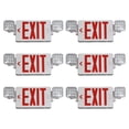 thumbnail image 1 of Señal de salida de emergencia TANLUX roja con luces de respaldo, 6 unidades, 1 of 7