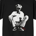 thumbnail image 2 of Peter Tosh Artist Squatting Crew Neck Short Sleeve Men's Black T-shirt
-XXL, 2 of 3