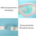 thumbnail image 4 of Lunettes de Natation avec Bouchons d'Oreilles pour Hommes et Femmes - Verres Anti-Buée Bretelles Ajustables Lunettes de Natation Imperméables Lunettes de Piscine, 4 of 7