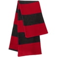 thumbnail image 1 of Sportsman - Bufanda de punto de rugby, carbón vegetal rojo Sportsman Bufandas, 1 of 1