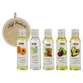 thumbnail image 2 of New Now Foods Solutions 5 Pack - Carrier Oil Gift Set: Almond Oil - Grapeseed Oil - Avocado Oil - Apricot Oil - Vegetable Glycerine Oil 100% Natural Moisturizing Massage 4 Oz - Free Loofah Sponge ..., 2 of 6