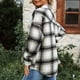 thumbnail image 4 of Camisa tipo blusa con puños para mujer,Camisa de franela a cuadros para mujer de manga larga a cuadros para mujer Camisa a cuadros para mujer Achieve More, 4 of 6