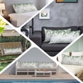 thumbnail image 6 of Eucalyptus Body Pillow Covers, Sage Green Brown Leaf Boho Minimalist White Soft Throw Pillow Cases with Invisible Zipper, Decorative Pillowcase Pillows Protectors for Sofa Bed Couchair 20"x54", 6 of 9