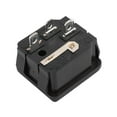 thumbnail image 2 of AC250V JR-101-1FS IEC  Input Wiring Socket With Three Core Power Black, 2 of 3