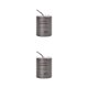 thumbnail image 3 of Bearachild Taza de agua con pajita, botellas de café, hervidor de viaje para acampar, taza portátil de acero inoxidable, termo de cocina, Type1 NO1, 3 of 6