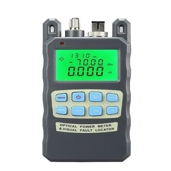 All-IN-ONE Fiber Optical Power Meter -70 10dBm,1/10mw/20mw/30mw/50mw Cable Tester,Visual Fault Locator FTTH Tool