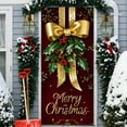 thumbnail image 2 of Christmas Element Prints Door Cover, 35 X 71 inch Xmas Tree Door Banner for Holiday Backdrop Party Supplies, 2 of 6