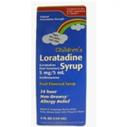 Taro Children's Loratadine Syrup, Fruit, 4oz