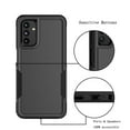 thumbnail image 5 of For Samsung Galaxy A14 5G Case ,Sturdy Phone Case for Galaxy 14 5G 6.6 inch ,Takfox Shockproof Protection Heavy Duty Armor Hard Plastic & Rubber Rugged Bumper 2-in-1 Case Cover ( Black ), 5 of 7