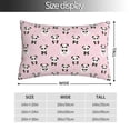 thumbnail image 2 of Naloa Cute Kawaii Panda Pillow Covers, Throw Pillow Case Cushion Covers,Cushion for Bedroom,Couch,Home-16"x24", 2 of 6