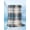 Blue, variant on Blue Brown Plaid Cooling Blanket, Lightweight Breathable Summer Throw Blanket with Double Sided Cold Effect,Vintage Abstract Stripes Lattice Picnic Beach Blankets Bed Sheet for Hot Sleepers 30"x40"