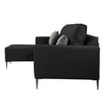 thumbnail image 3 of Sala Love Chaise Izquierdo Atenas Negro, 3 of 8