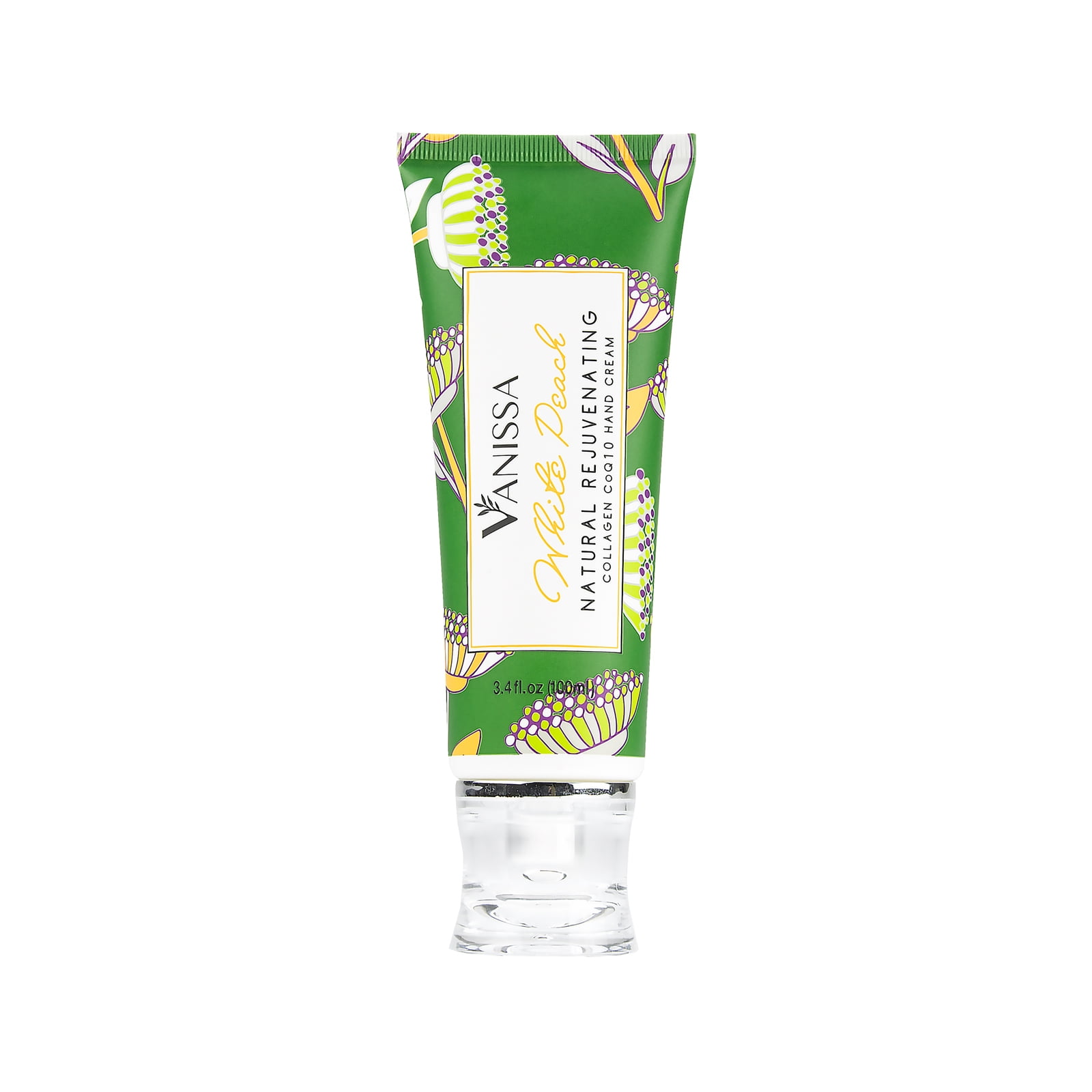 Vanissa Natural Rejuvenating Collagen CoQ10 Hand Cream White Peach