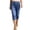 Blue, variant on Womens Denim Pants Low Waist 7 Inch Inseam Summer Casual Hiking Bottoms Solid Color Regular Fit Pants with Pockets