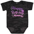 thumbnail image 3 of Inktastic Purple Happy Birthday Mommy Boys or Girls Baby Bodysuit, 3 of 5