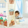 thumbnail image 3 of Martha Stewart Kids' Farmer's Market Play Tent: Children's Large Indoor Playhouse for Playroom, Bedroom and Classroom Pretend Play, 3 of 6