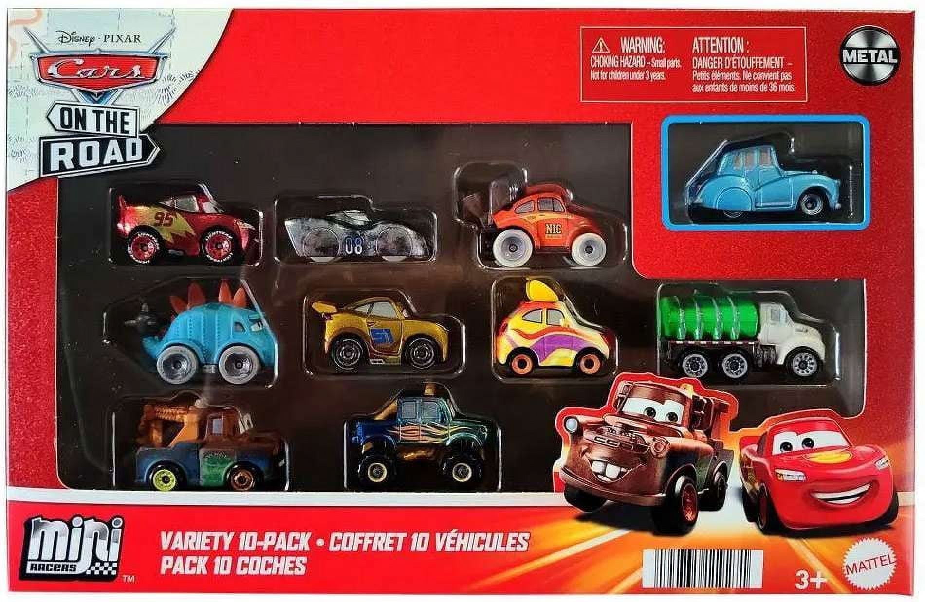 Disney Pixar Cars Toy: Die Cast Mini Racers Variety 10-Pack (2022