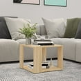 thumbnail image 1 of vidaXL Coffee Table Sonoma Oak 40x40x30 cm Engineered Wood, 1 of 4
