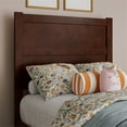 thumbnail image 1 of Pemberly Row Twin Mid-Century Panel Solid Wood Headboard in Walnut, 1 of 9