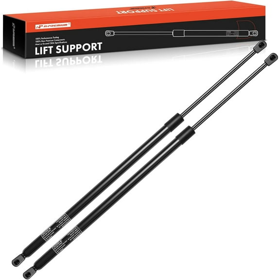 A-Preimum Tailgate Rear Hatch Lift Supports Shock Struts Replacement for Chevrolet Corvette 1984-1996 with Reversed Defroster 2-PC Set