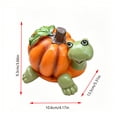 thumbnail image 3 of WKSCLPAI Halloween Resin Pumpkin Fox Figurine A Animal Sculpture for Yard Tabletop Porch Decor Ornament Fall Home Garden Display, 3 of 7