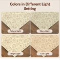 thumbnail image 7 of Design&I 8'x10' Ultra Soft Area Rug, Beige Boho Vine Motif Symmetrical Farmhouse Vintage Dining Table None Fluffy Washable Non Shedding for Bedroom Living Room Under Sectional, 7 of 7