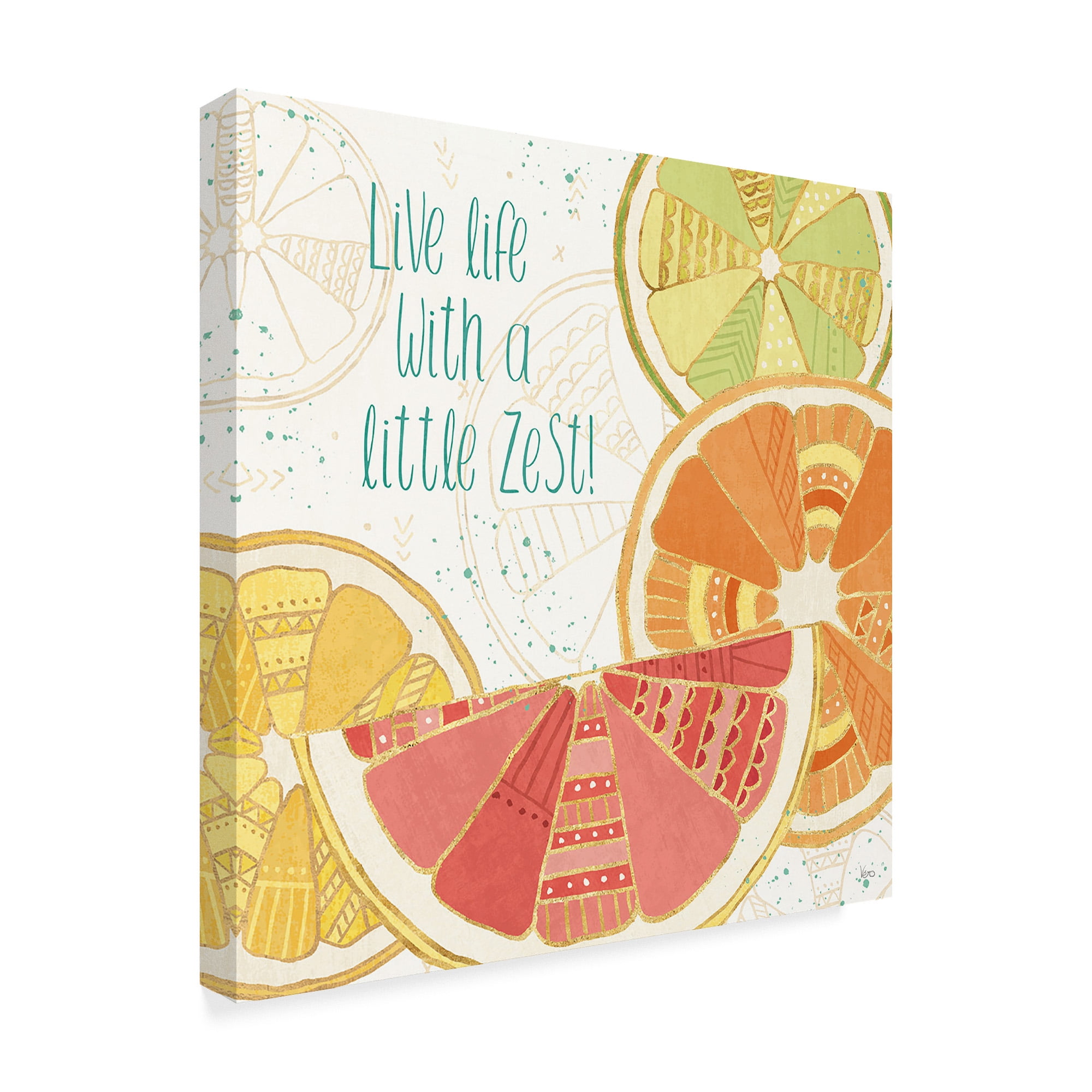 Trademark Fine Art 'Citrus Splash II' Canvas Art by Veronique Charron