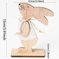 thumbnail image 3 of Binwennn Spring Stock | Easter Rabbit Wood | Home Ornament And Christmas Bulbs Knitting Ornament Babies Second Christmas Ornament Christmas Trees Decorations Retro Ornament Set Christmas Ornament Set, 3 of 8
