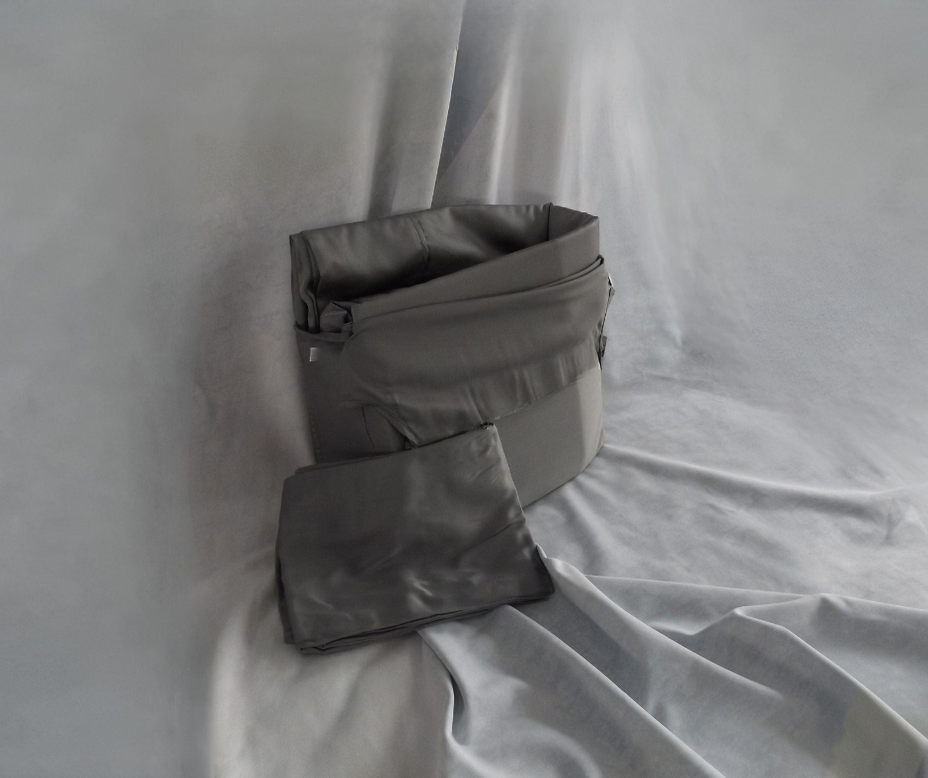 IAdjust Organic Bamboo Sheets - All Ages - 300 TC - Queen - Charcoal