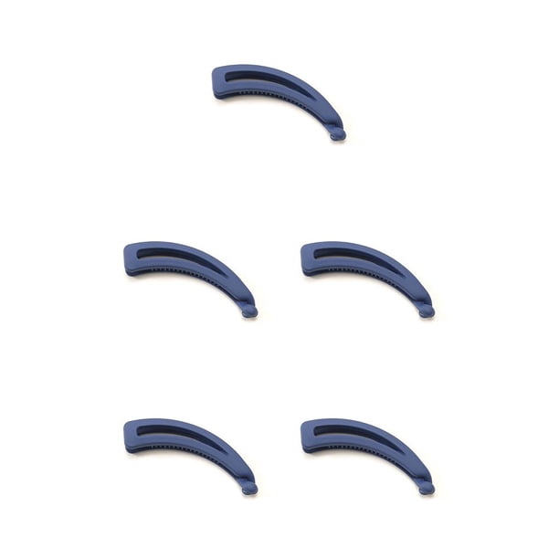 Vogacara Pinza de plátano mate, pinza para el pelo, fiesta de vacaciones, coleta nupcial, accesorios para el pelo, regalo para mujer, azul oscuro Type2 NO2 Vogacara CBP382892